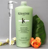 Kerastase Specifique Bain Divalent Balancing Shampoo 1000ml / 34oz with Pump for Oily Roots & Sensitized Lengths