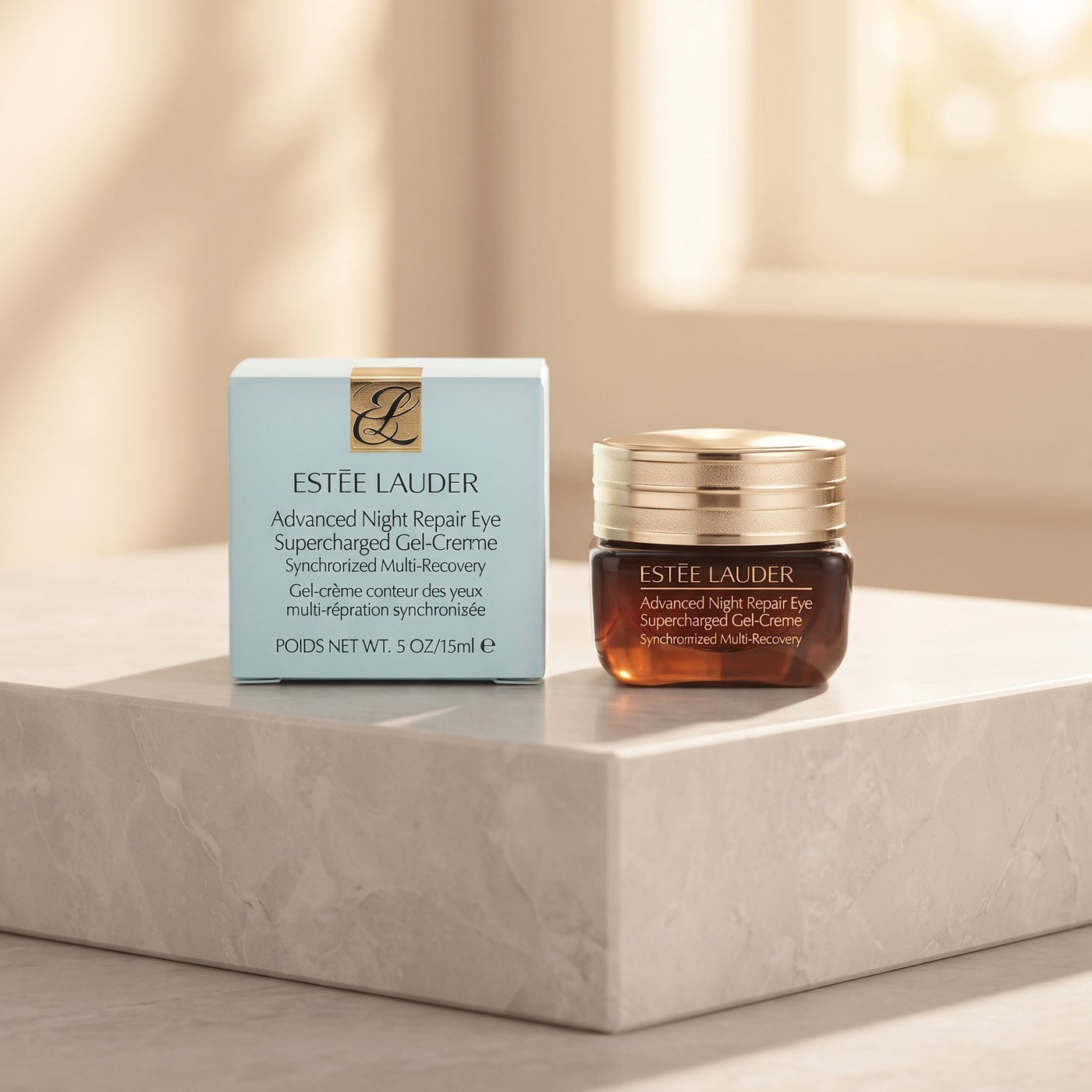 NEW Estée Lauder Advanced Night Repair Eye Supercharged Gel-Creme 0.5oz / 15ml Sealed Authentic