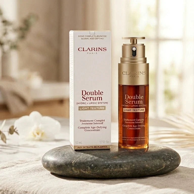 Clarins Double Serum 1.7 oz / 50mL Anti-Aging Face Serum | Brand New & Authentic