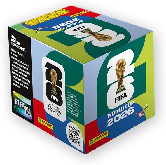 Panini FIFA World Cup 2026 Sticker Box – 50 Bags, 350 Stickers