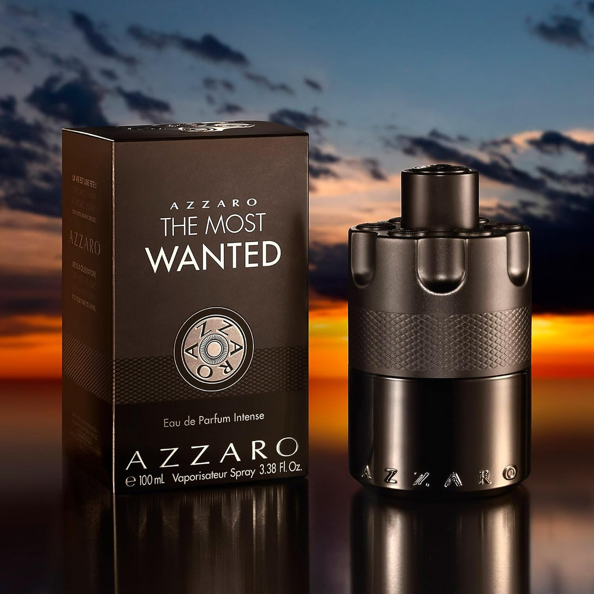 Azzaro The Most Wanted Eau de Parfum Intense – Long-Lasting Men's Fragrance (3.3 oz / 100 ml)