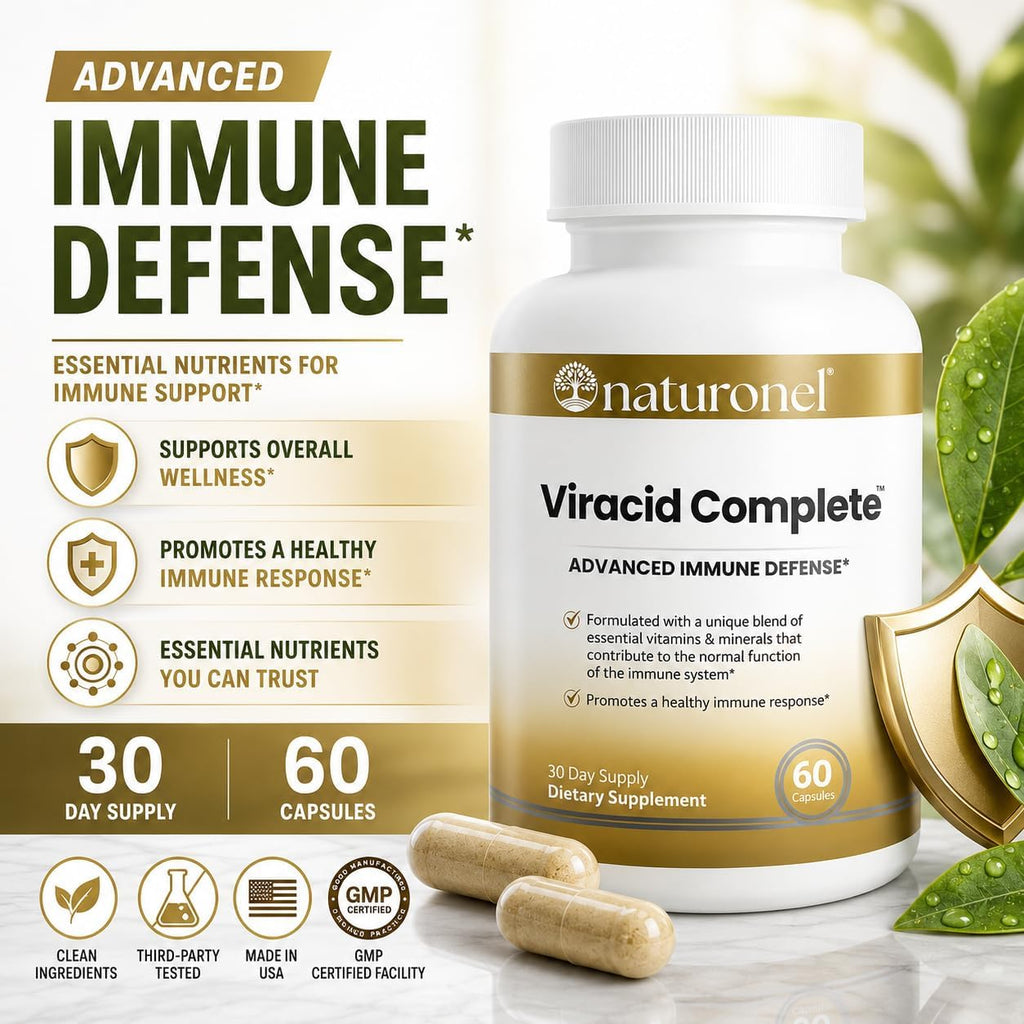Naturonel Viracid Complete Advanced Immune Support – Daily Nutrient Formula (60 Capsules)