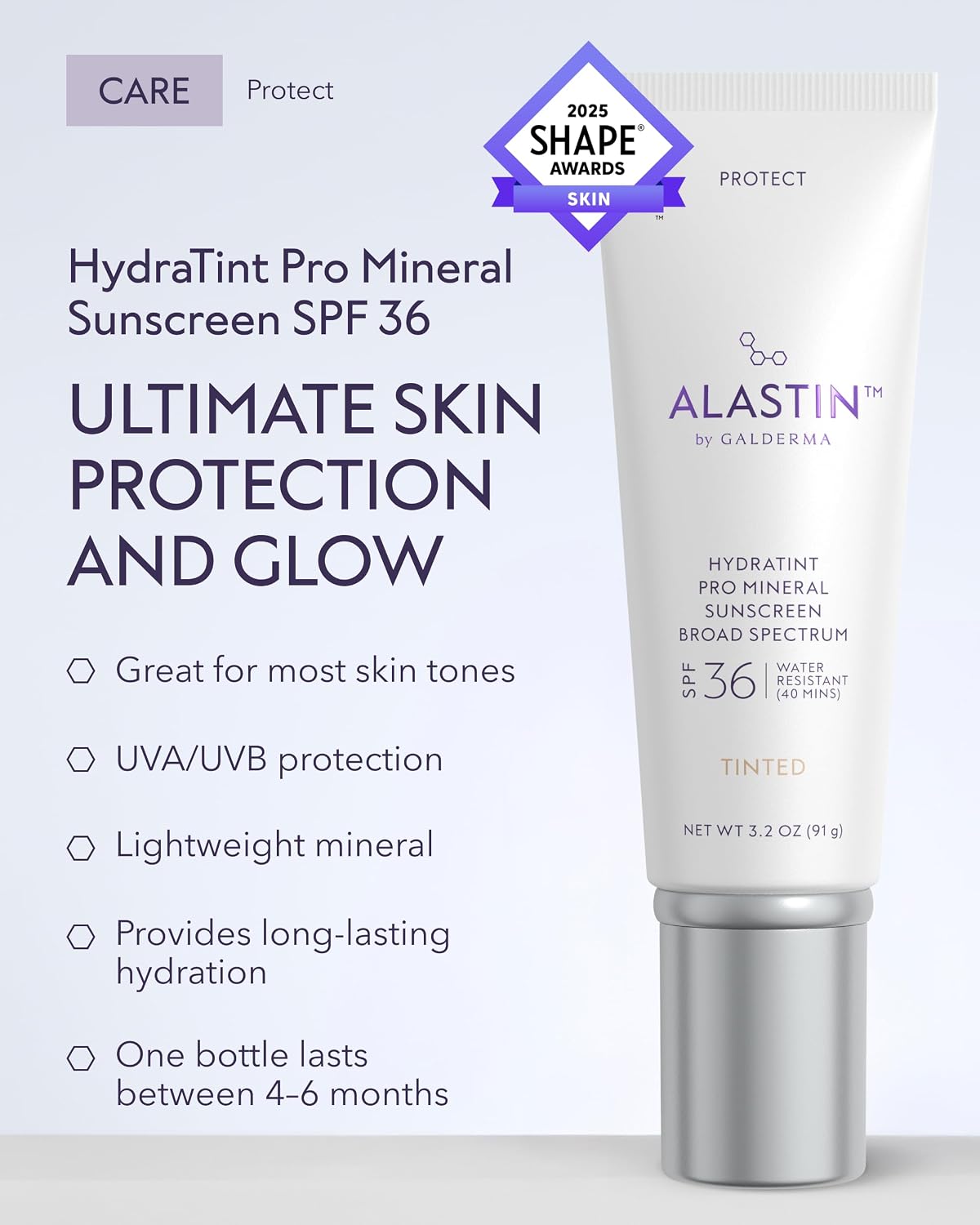 Alastin HydraTint Pro Mineral Sunscreen SPF 36 – Tinted Daily Coverage (3.2 oz)