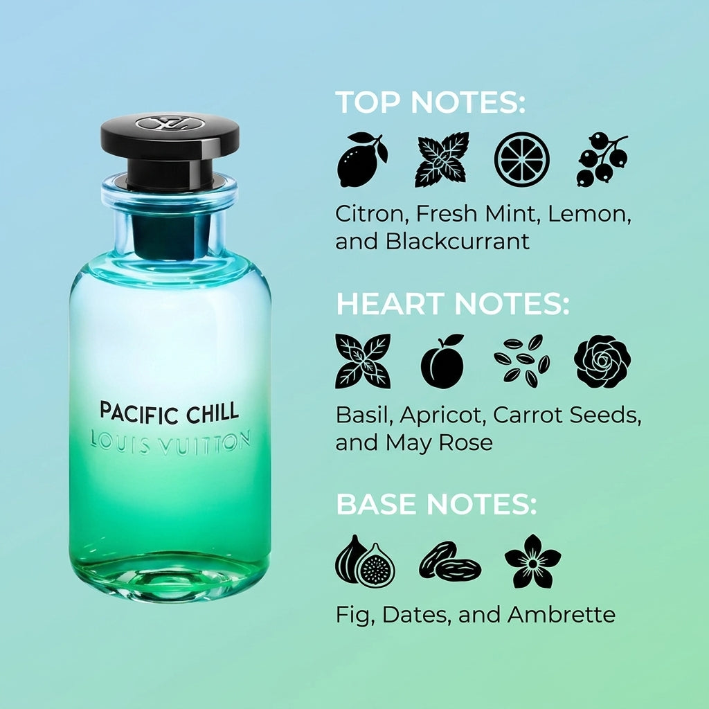 Louis Vuitton Pacific Chill Eau de Parfum Spray – 100ml
