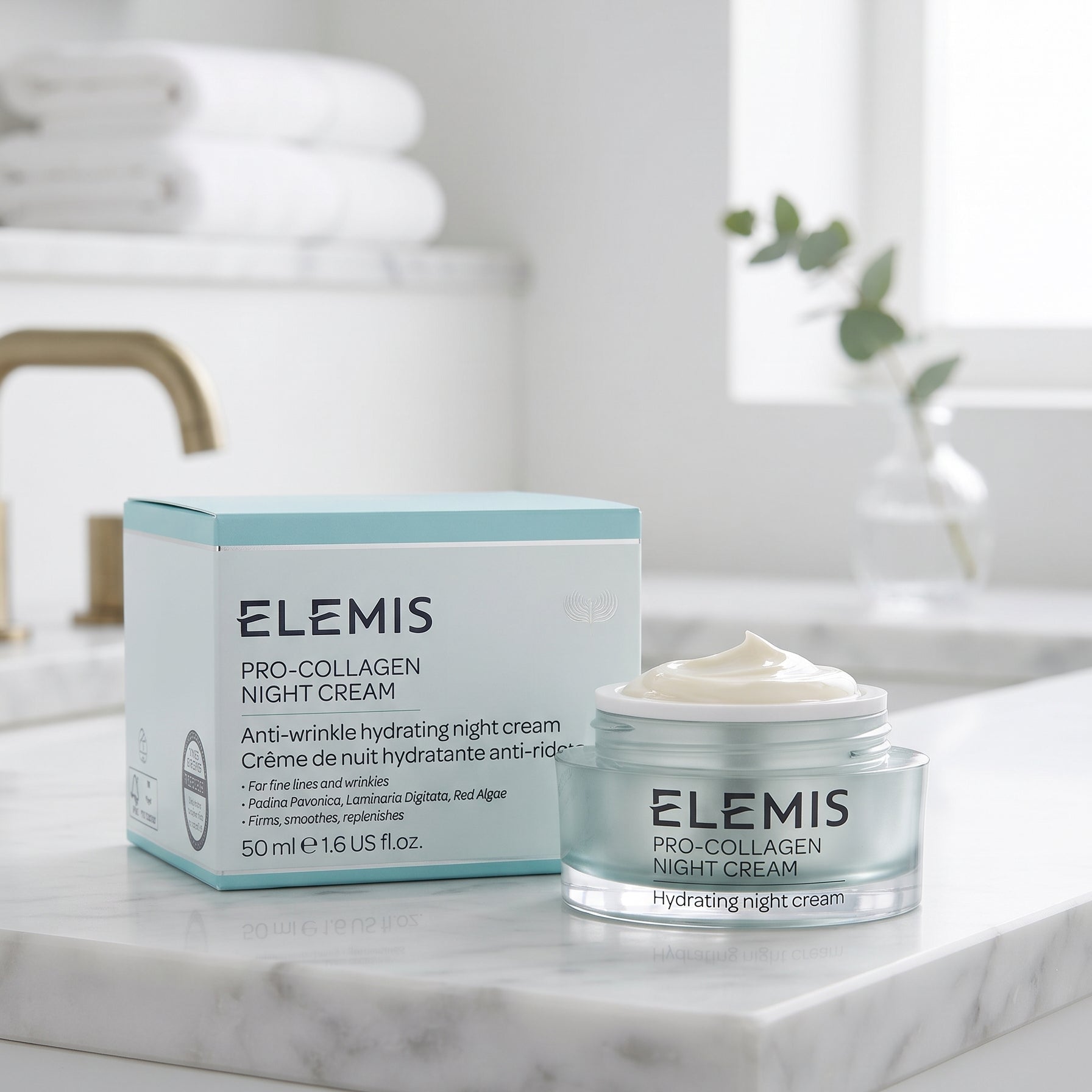 ELEMIS Pro-Collagen Night Cream 1.6 fl oz / 50ml Brand New
