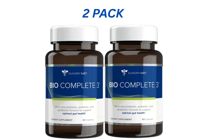 2  Pack  Bio Complete 3 – 3-in-1 Probiotic for Gut Health, Digestion Support, Bloating & Energy – 30 Day Supply