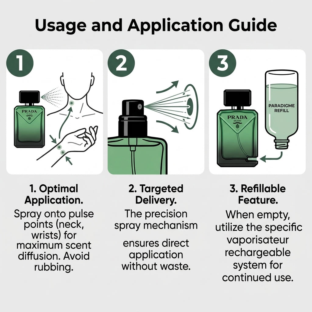 Prada Paradigme Eau de Parfum - Distinctive & Sustainable 100ml Spray