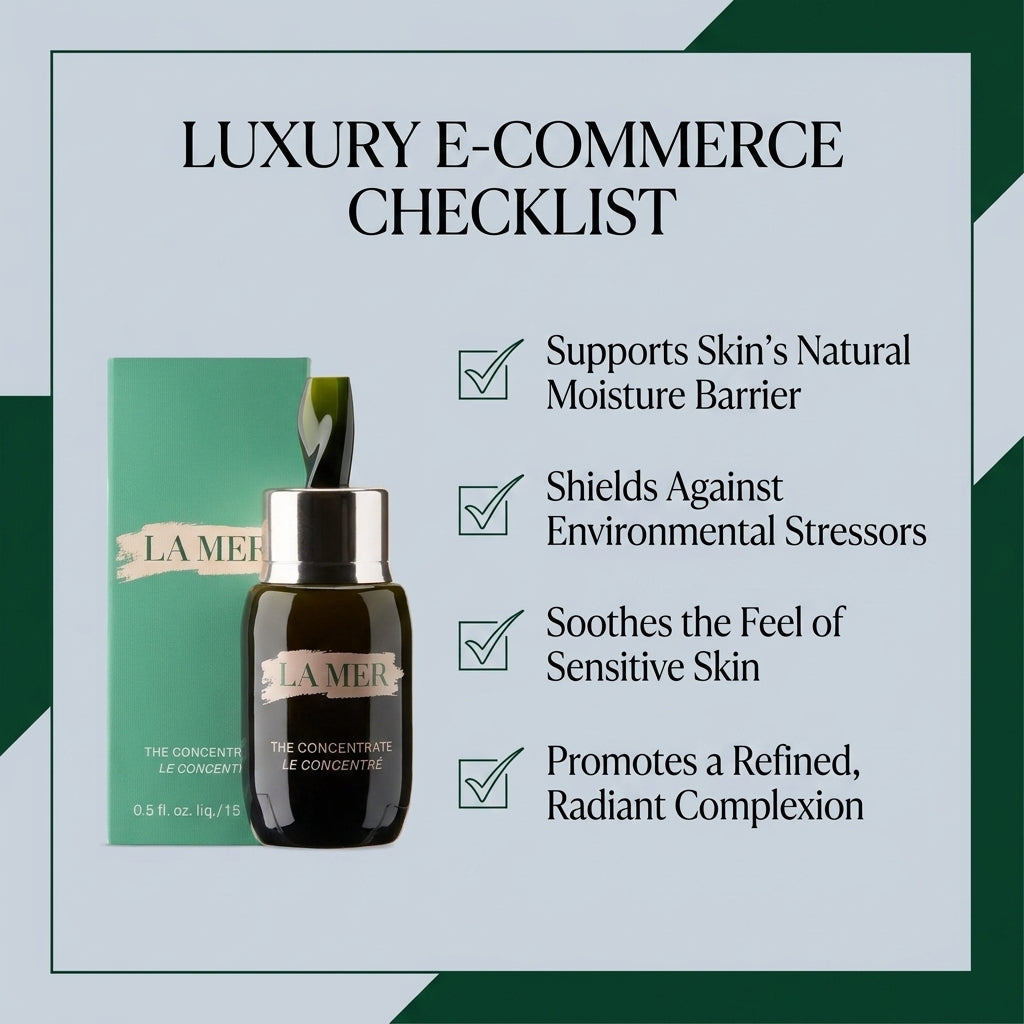 La Mer The Concentrate Serum – Barrier Support & Skin Soothing Fluid (0.5 fl oz / 15 ml)
