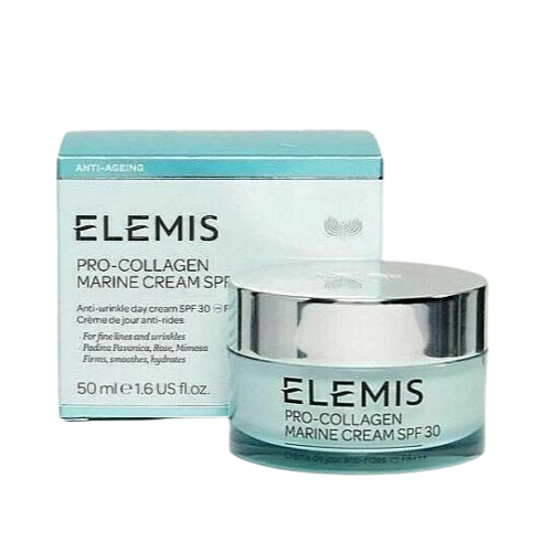 Anti-Aging Moisturizing Face Cream with SPF 30 for Sun Protection, Hydration & Skin Firmness | Marine Collagen Skincare Formula (1.6 oz / 50ml)