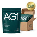 AG1 Daily Foundational Nutrition Powder – All-In-One Daily Greens Supplement (30-Day Supply + Travel Packets)