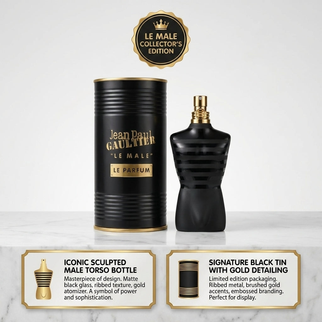 Jean Paul Gaultier Le Male Le Parfum – Intense Eau de Parfum Spray for Men