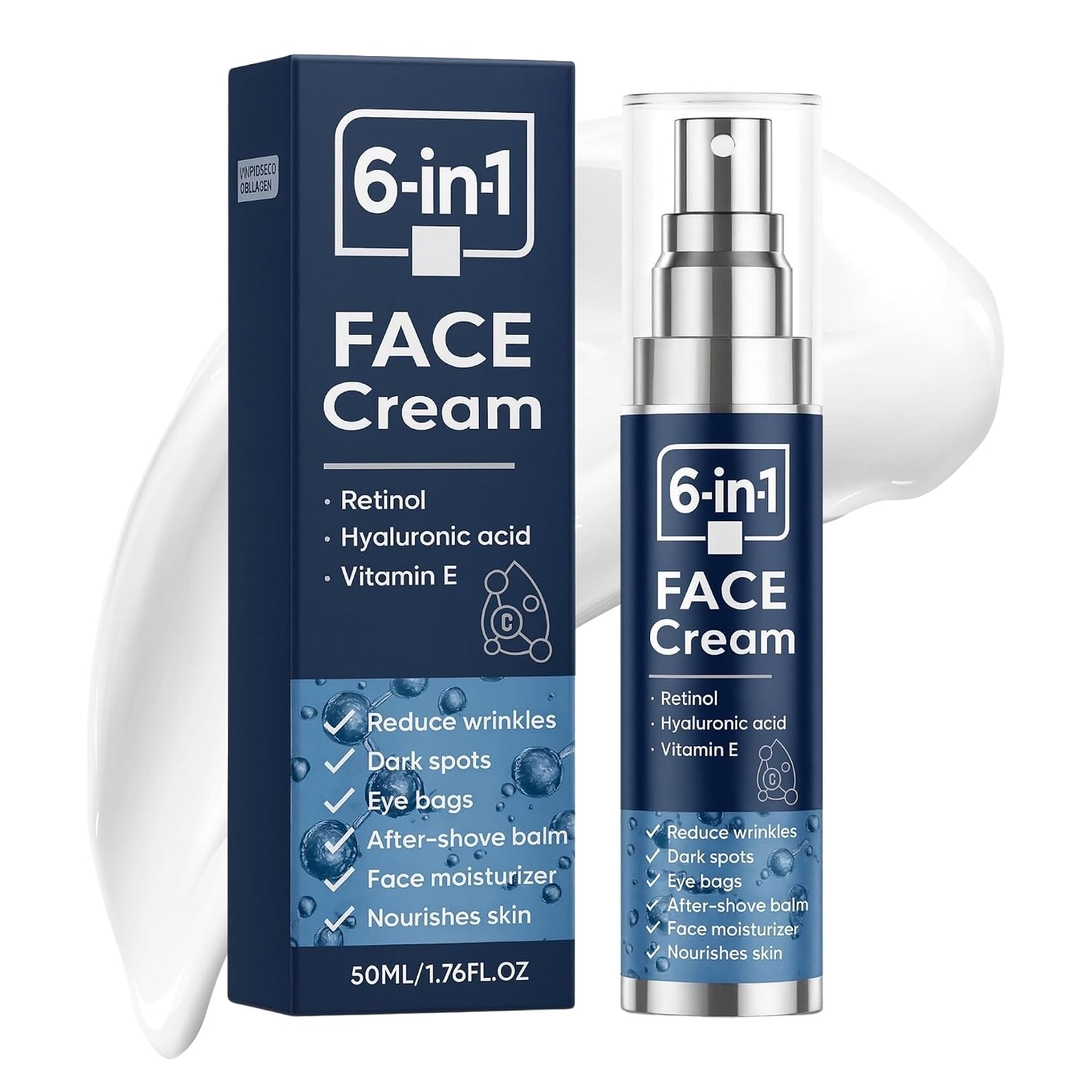 Men's 6-in-1 Advanced Facial Skin Ritual – Smoothing & Brightening Serum