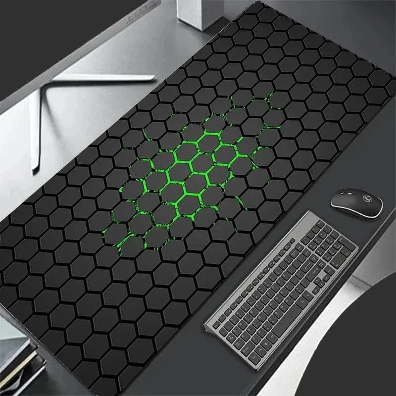 Hexagon XXL Mousepad Large Gaming Keyboard Pad Soft Office Desk Mat