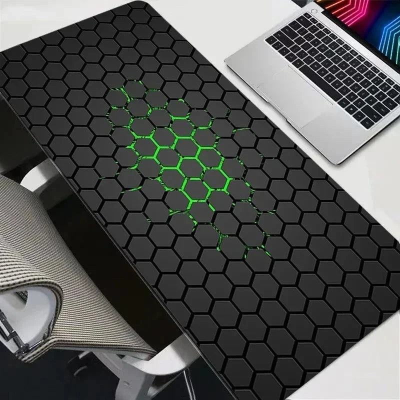 Hexagon XXL Mousepad Large Gaming Keyboard Pad Soft Office Desk Mat